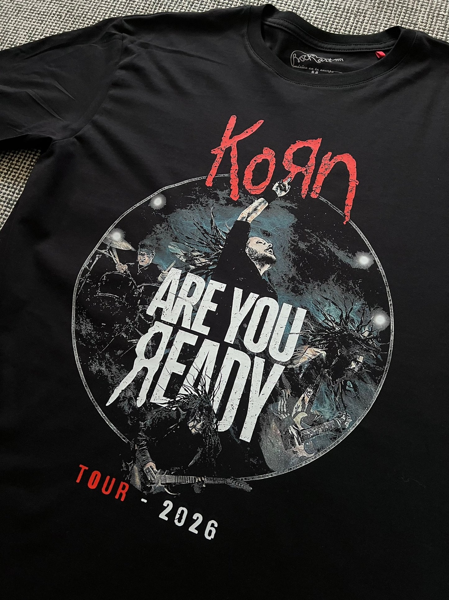 Camiseta Hombre Korn Are You Ready Tour