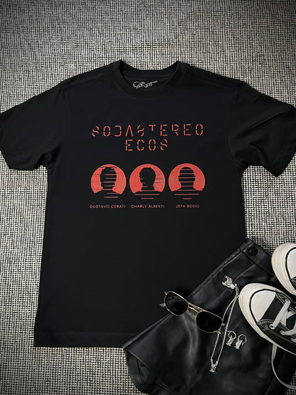 Camiseta Mujer Soda Stereo Ecos