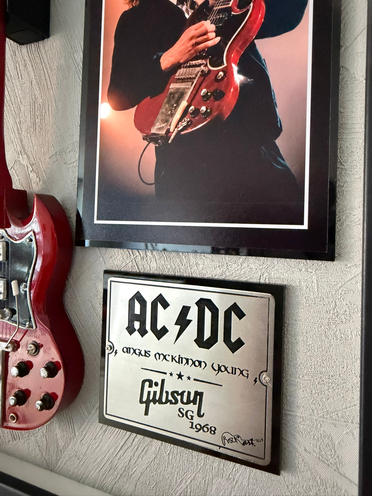 Cuadro Angus Young AC/DC