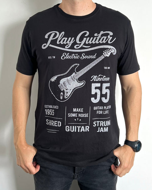 Camiseta Hombre Play Guitar
