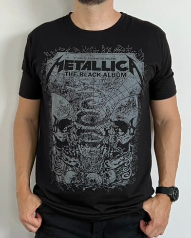 Camiseta Hombre Metallica Black Album