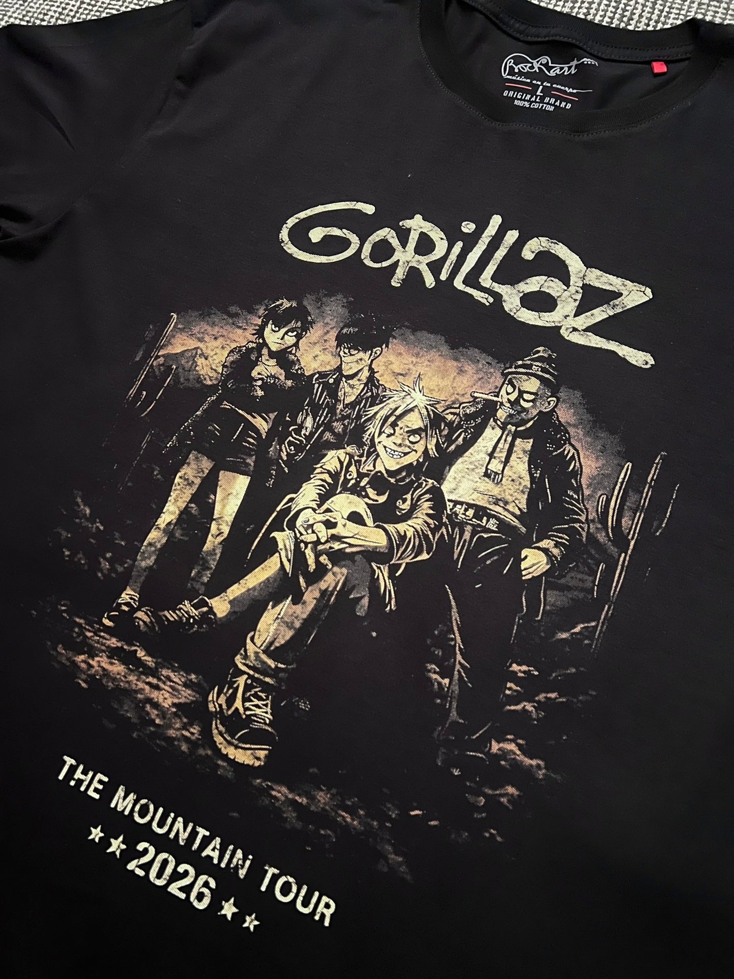 Camiseta Hombre Gorillaz