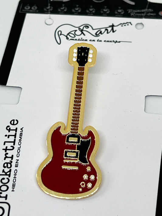 Pin Guitarra SG roja