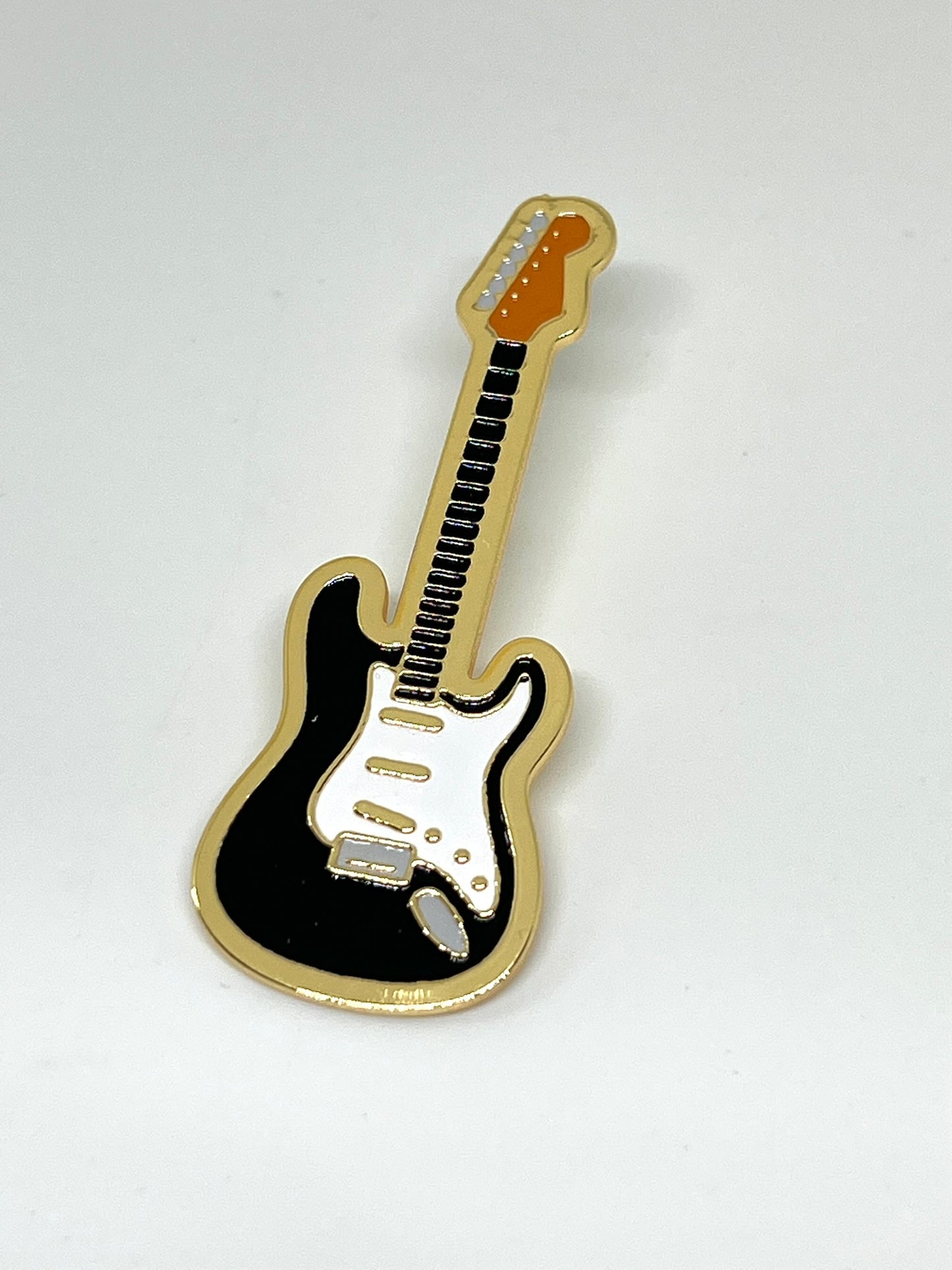Pin Guitarra Strat Negra