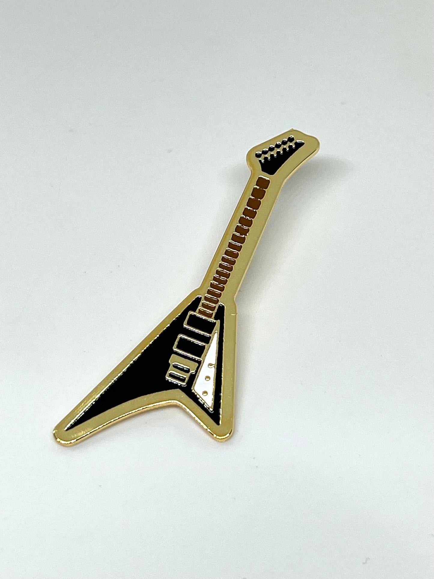 Pin Guitarra Flying V Negra