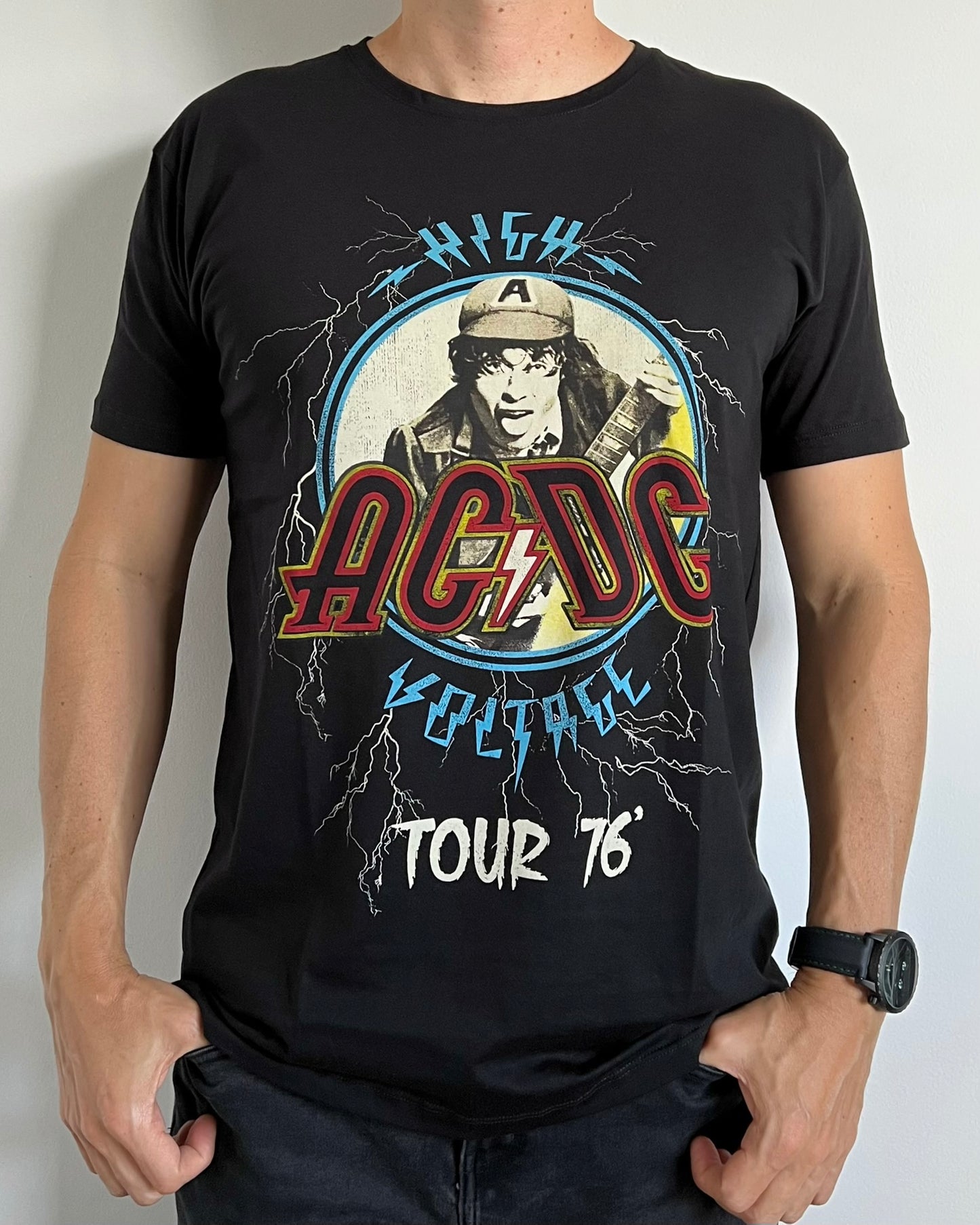 Camiseta Hombre AC/DC High Voltage