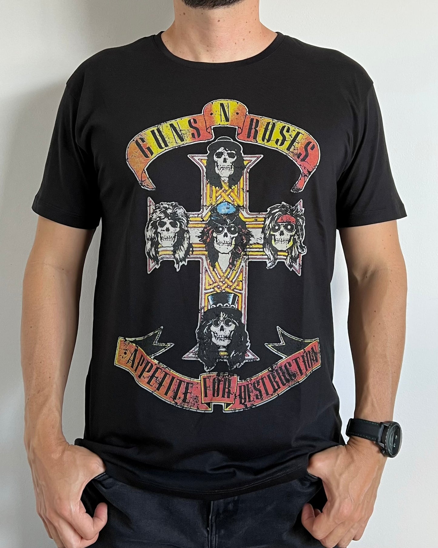 Camiseta Hombre Guns Appetite