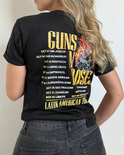 Camiseta Mujer Guns Tour 2025