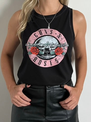 Camisilla Mujer Guns Rosado
