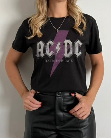 Camiseta Mujer AC/DC Rayo