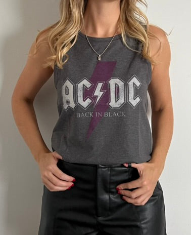 Camisilla Mujer AC/DC Rayo