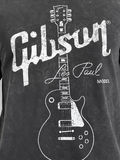 Camiseta Oversize Unisex Gibson Les Paul