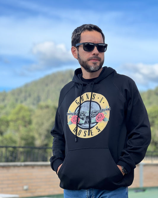 Hoodie UniseX Guns N Roses Logo