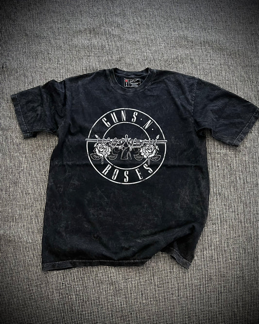 Camiseta Oversize Unisex Guns B&W