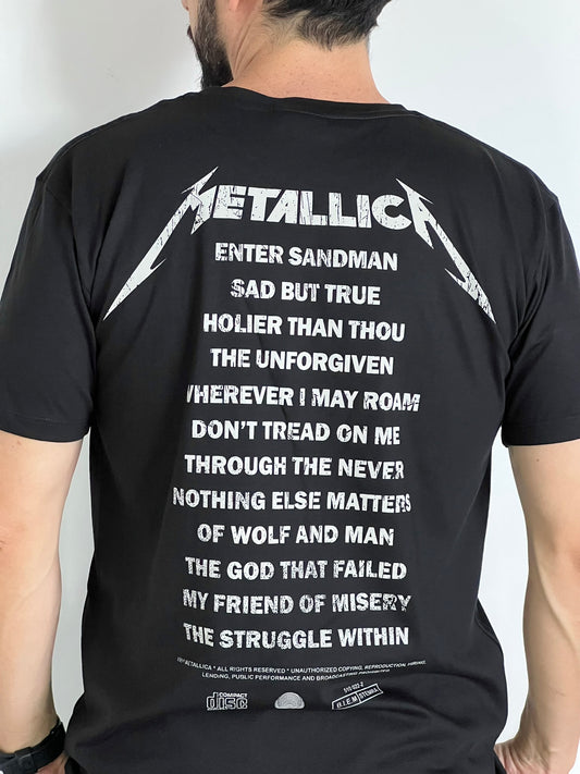 Camiseta Hombre Metallica Black