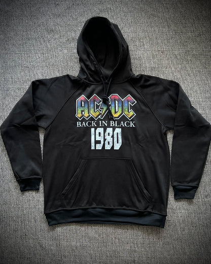 Hoodie Unisex AC/DC Back in Black