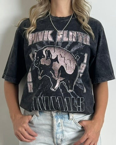 Camiseta Oversize Unisex Pink Floyd Animals