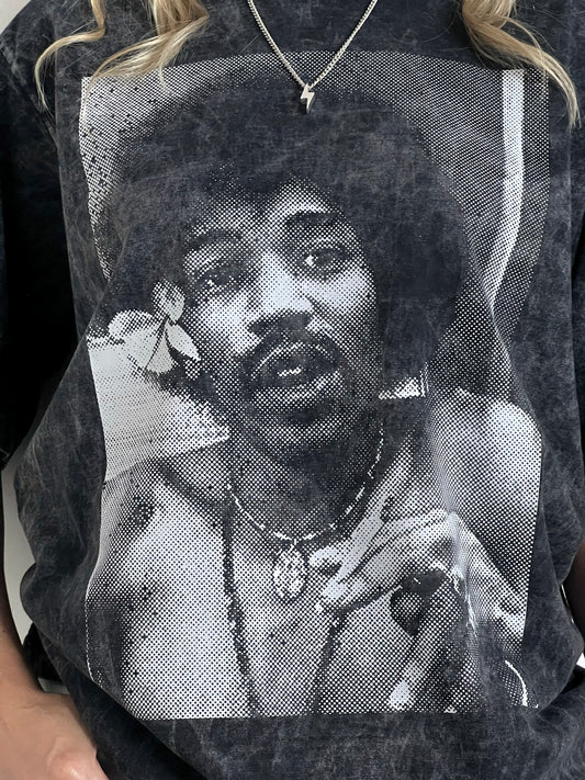 Camiseta Oversize Unisex Jimi Hendrix
