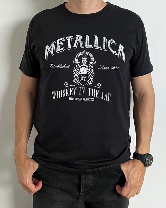 Camiseta Hombre Metallica Whiskey