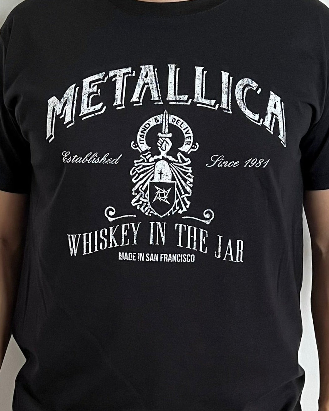 Camiseta Hombre Metallica Whiskey