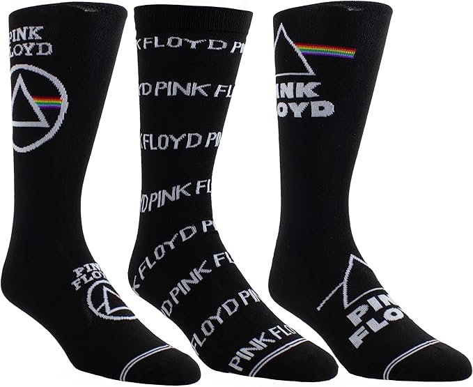 Caja Metálica en forma de Guitarra con 3 pares de medias PINK FLOYD