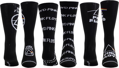 Caja Metálica en forma de Guitarra con 3 pares de medias PINK FLOYD