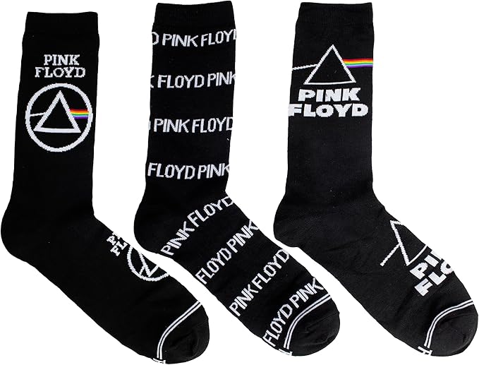 Caja Metálica en forma de Guitarra con 3 pares de medias PINK FLOYD