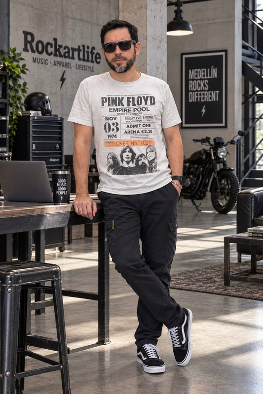 Camiseta Hombre Pink Floyd Poster