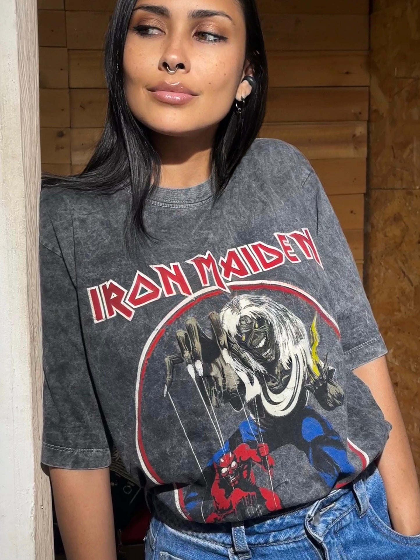 Camiseta OVERSIZE UNISEX Iron Maiden