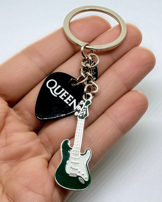 Llavero Queen + Guitarra