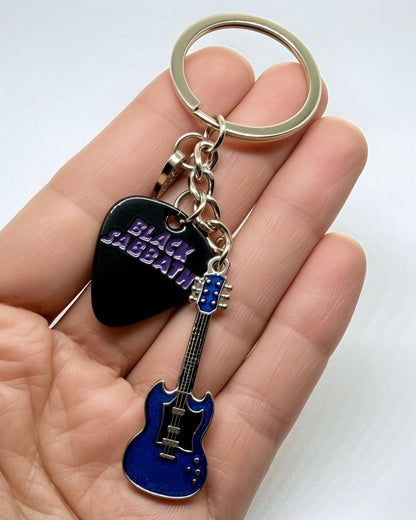 Llavero Black Sabbath + Guitarra